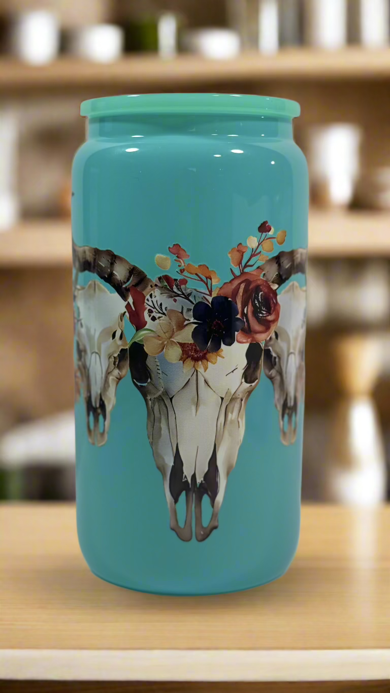 16oz Glass Tumbler – STUDIO166 DESIGNS