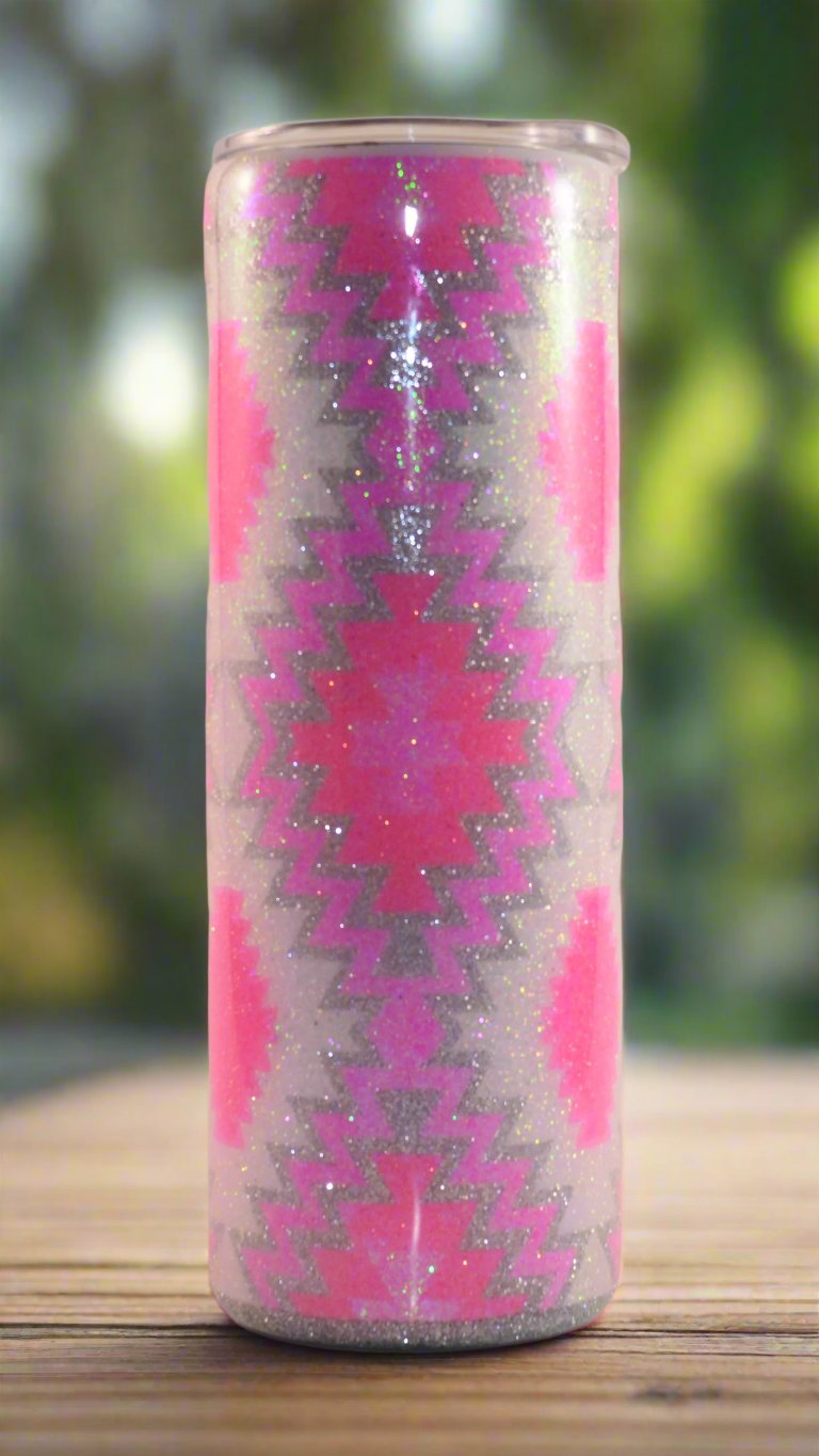 20oz Glitter Tumbler